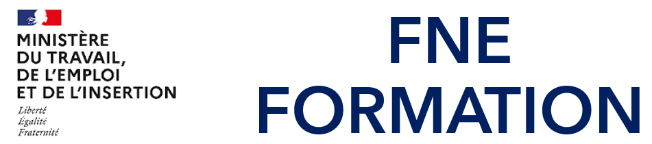 Logo dispositif FNE pour le financement de formations